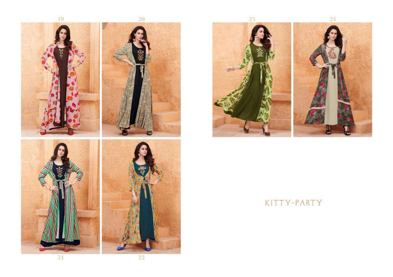 Kitty Party Gulkand Rayon Slub Kurti Manufacturer Kitty Party Gulkand Rayon Slub Kurti Manufacturer